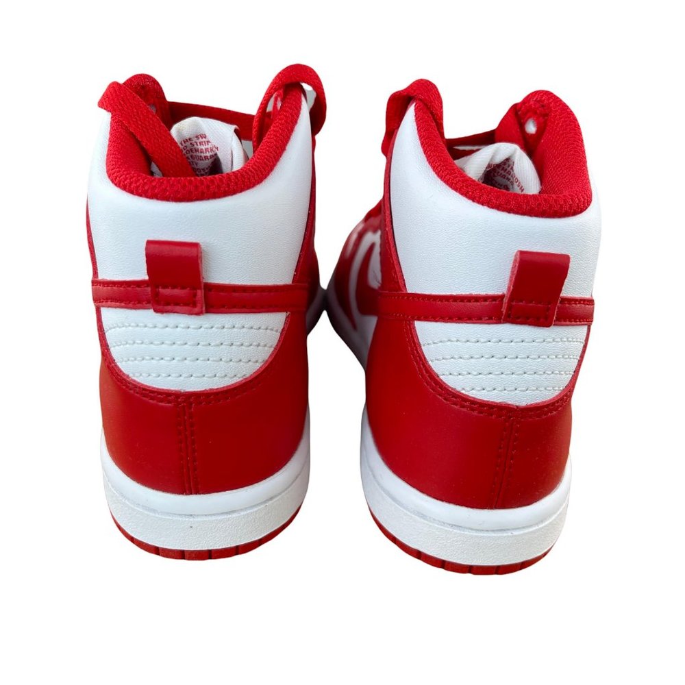 Nike Dunk High (PS) Little Kids Size 11c & 12c White University Red Brand New! - Picture 3 of 9